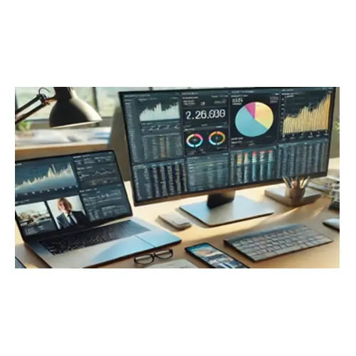 multi screen desk causing dry eye