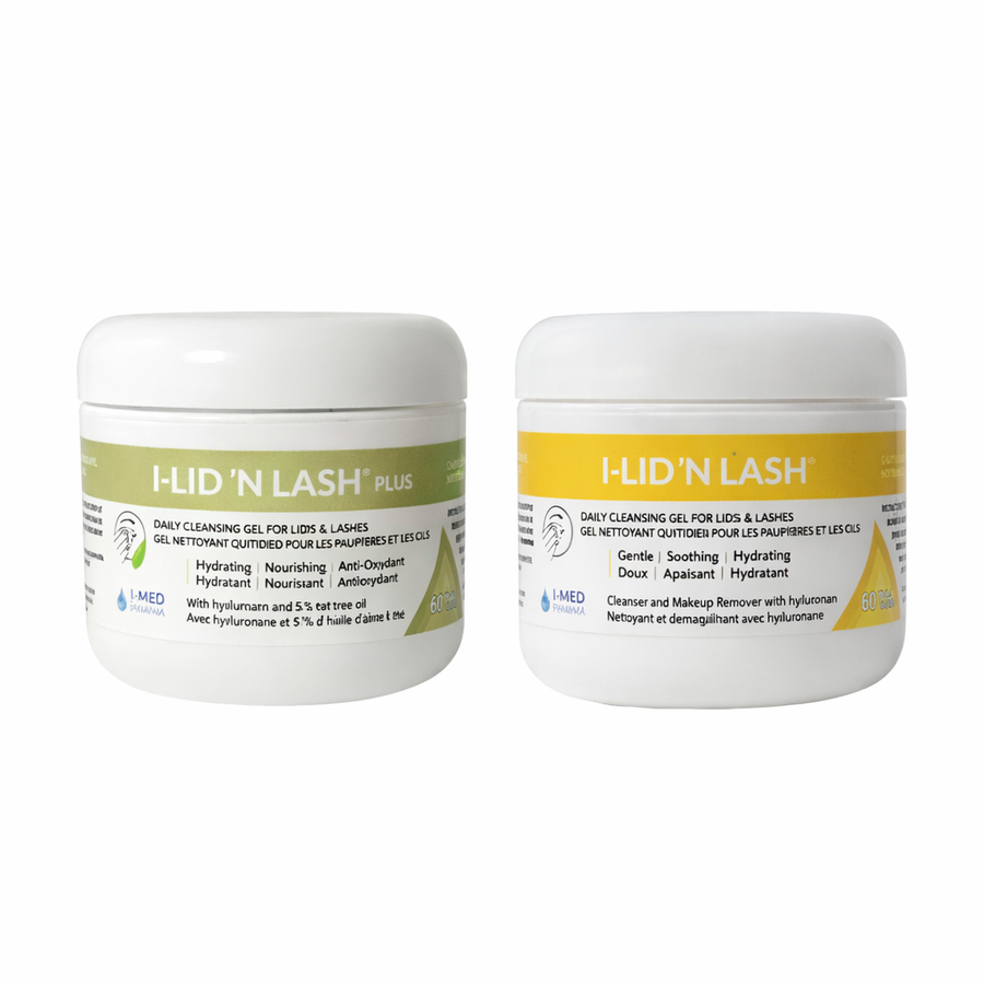 I-LID'N LASH daily cleansing gel for lids and lashes with hyaluronic acid and tea tree oil