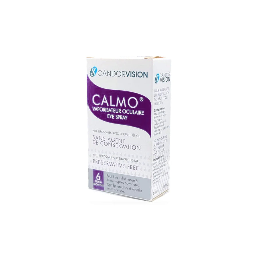 Candor Vision Calmo Eye Spray preservative-free packaging for dry eyes