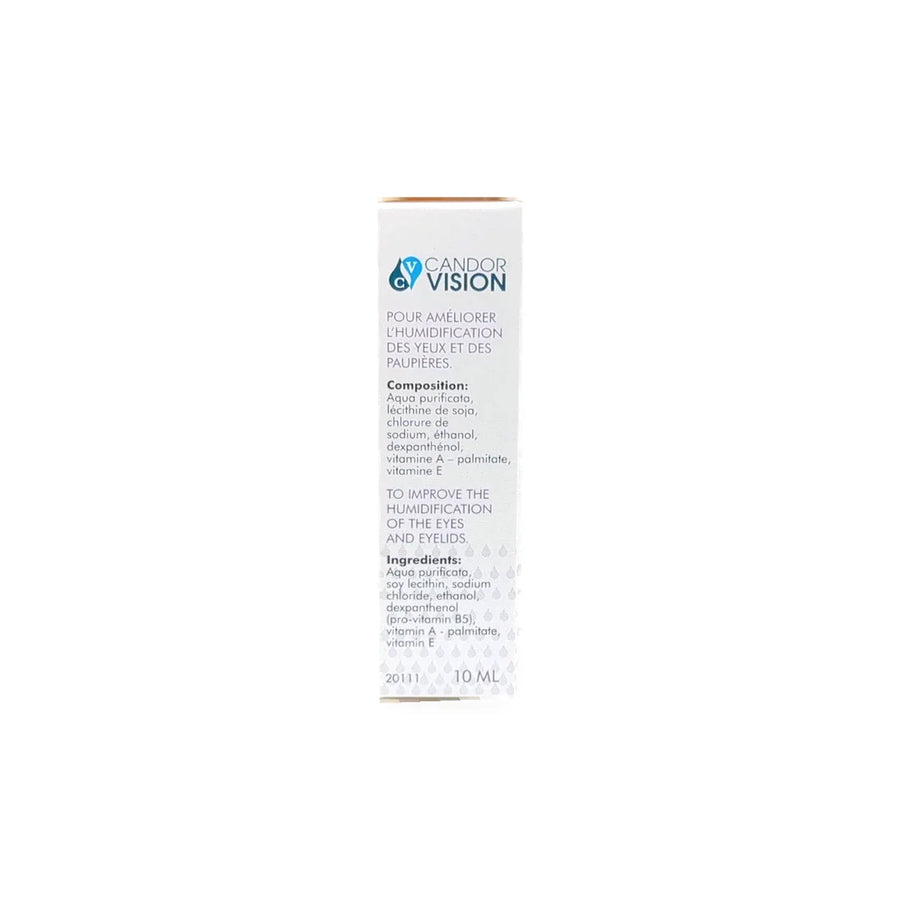Candor Vision Calmo Spray for dry eyes and eyelids, 10ml packaging.
