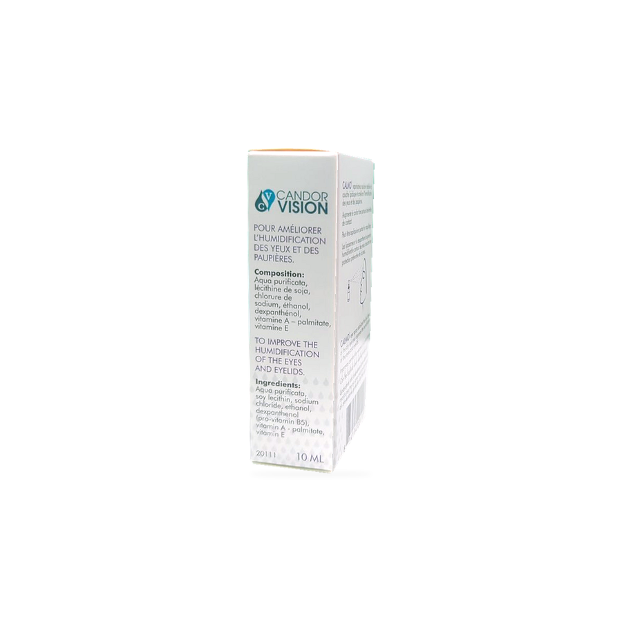 Calmo Dry Eye Spray French Canada Side Label
