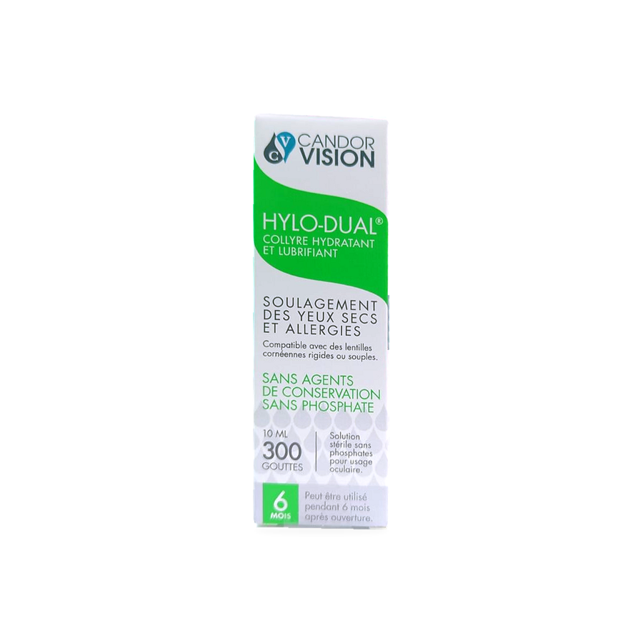 HYLO DUAL Eye Drops Box French front panel