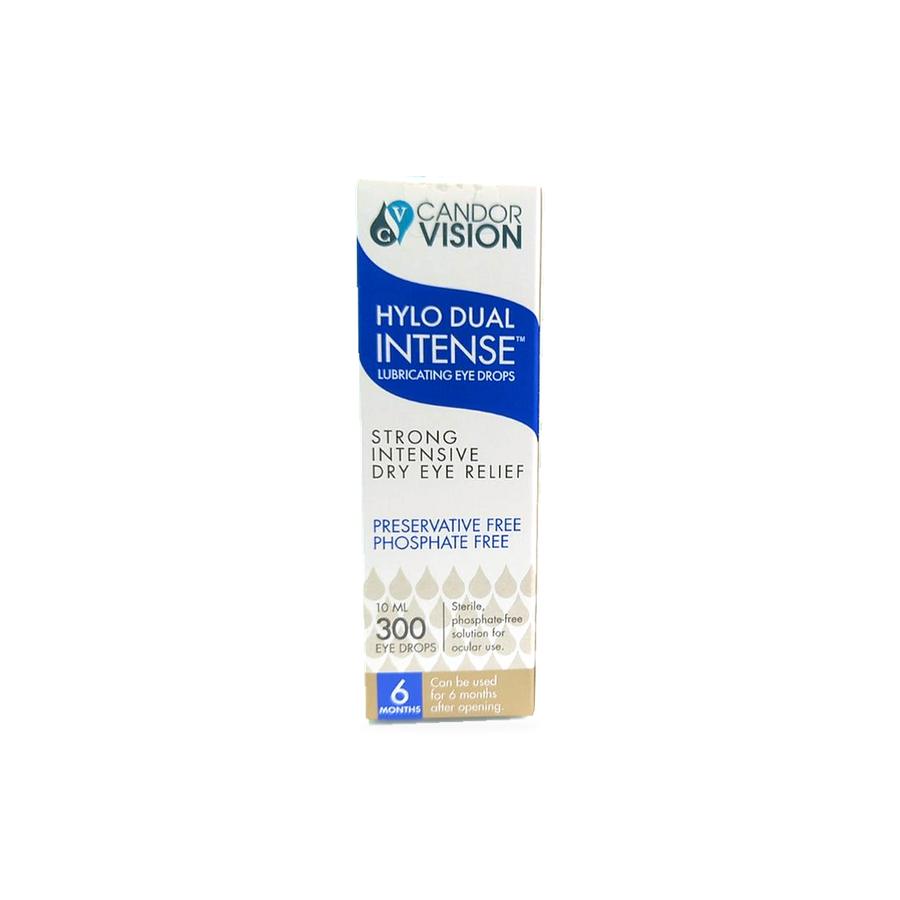 HYLO Intense eye drops box front