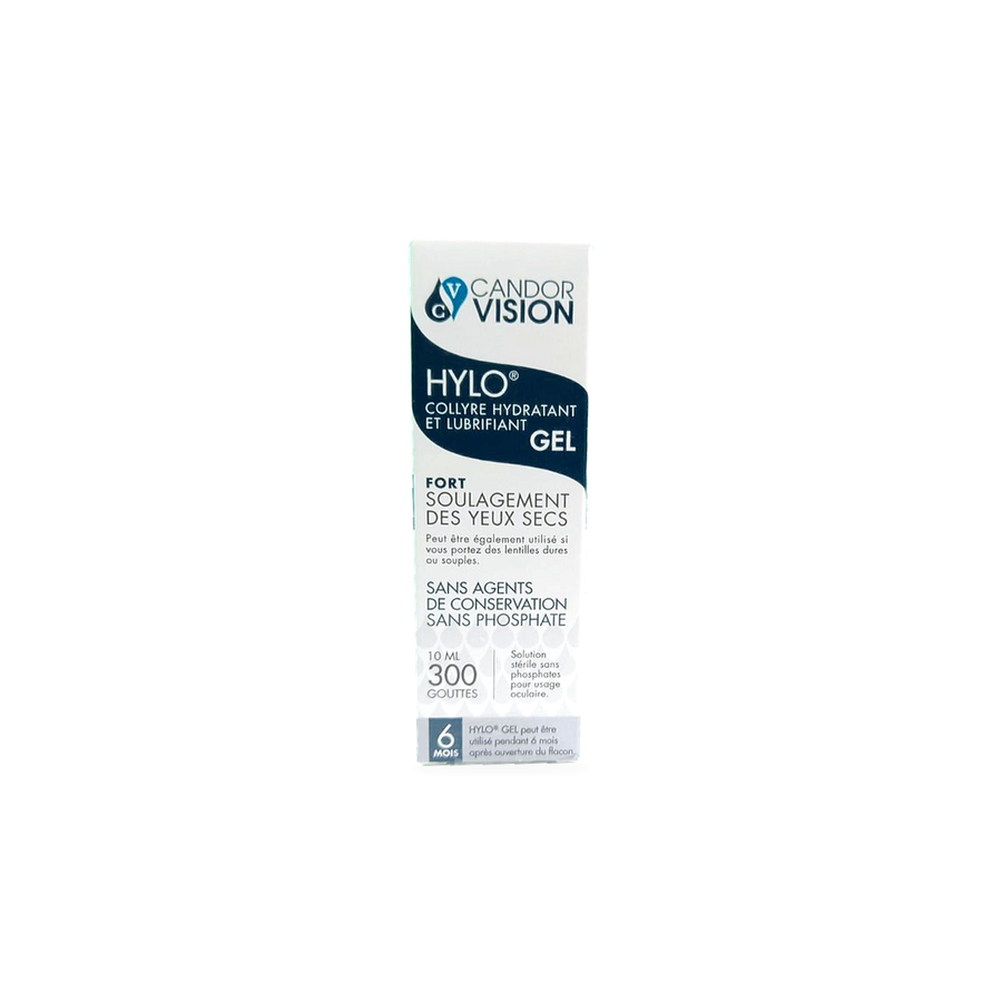 HYLO Gel box front french panel