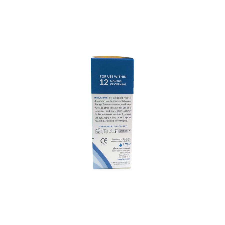 i-DROP PUR GEL box english side panel directions