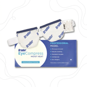 Bruder EyeCompress moist heat eye mask for dry eye relief, microwave activated and reusable