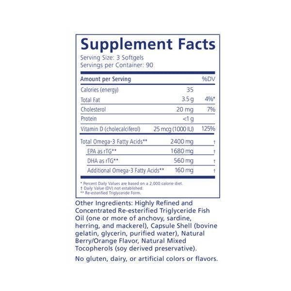 PRN De3 Omega 3 (270) - High potency softgels - mEYEspa