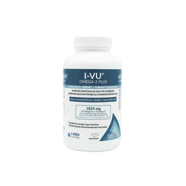 I-VU Omega 3 Plus (120) - High potency softgels - mEYEspa