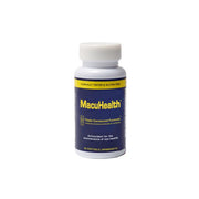 MacuHealth eye health supplement bottle with blue and yellow label, 90 softgels