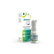 Zaspray itchy and dry eye relief spray bottle and box for soothing eye discomfort