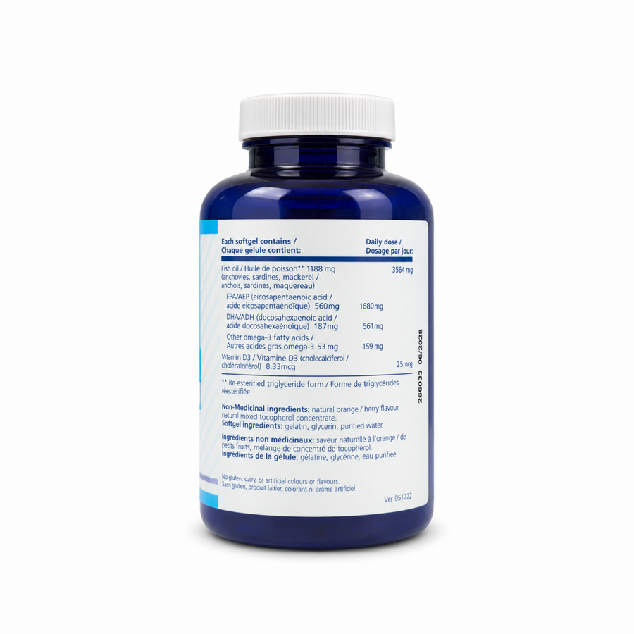 PRN Omega 3 180 label