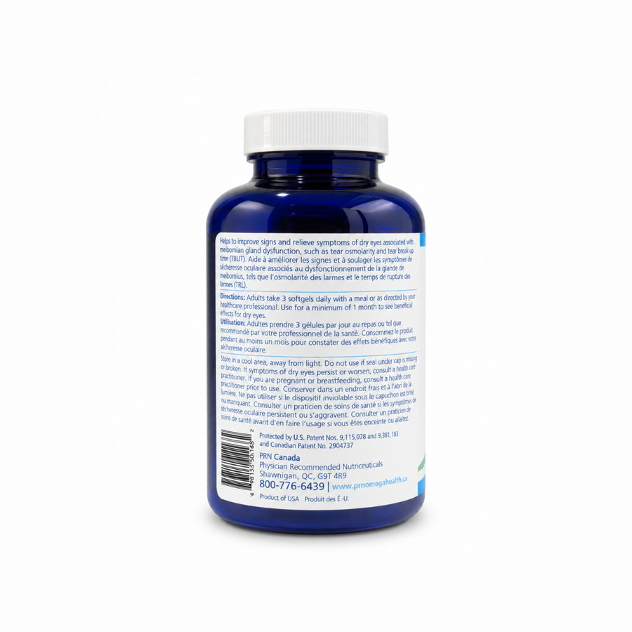 PRN Omega 3 180 label UPC