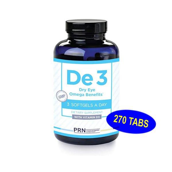 PRN De3 Omega 3 (270) - High potency softgels - mEYEspa