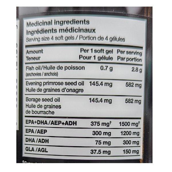 NutraSea DRY EYE Targeted Omega3 with GLA (120) - mEYEspa